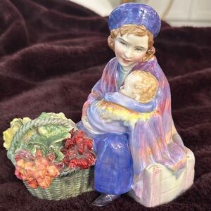 RARE 1930s Royal Doulton "Curly Knob" HN1627 - Potted by Doulton & Co.